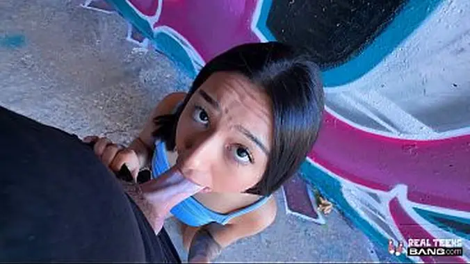 Liora Vane 18yo Mixed-Race Teen Gets Wild Outdoors In POV
