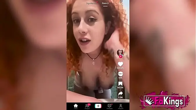 Amateur chubby influencer Lidia Crespo shows us her little beauty tricks :-D