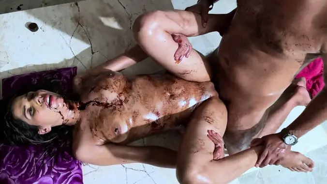 Indian Horny Couple Oiled Massage Fucking Hot