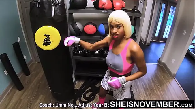 HD During Training Session With Step Dad Friend, Turned Into Anal Sex Fucking Doggystyle On A Workout Bike, Fit Young Blonde Ebony Babe Sheisnovember On Workout Bike In Public Big Dick Fuck, Curvy Brown Booty Out, Reality XXX By Msnovember