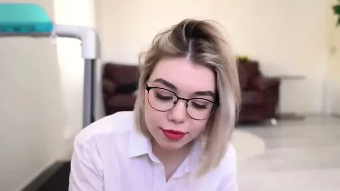 Sexy Skinny Blonde Teacher Fucked Hard