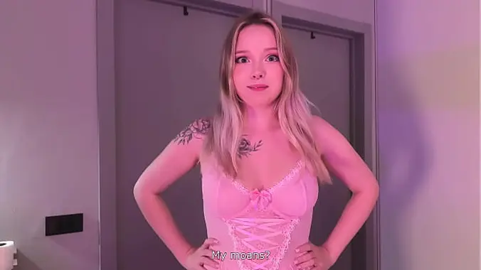 "Quiet, My Boyfriend Will Hear!" - Busty Roommate Covered in Cum | Hard Fuck, Facefuck, Anal Plug