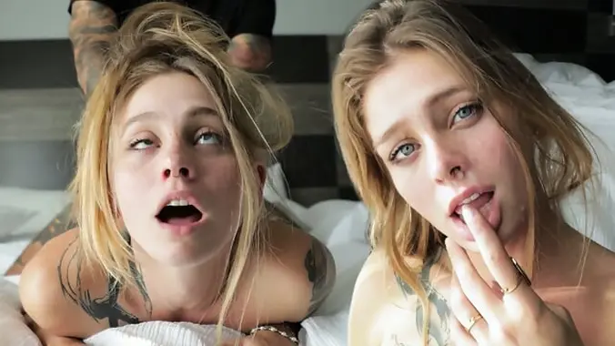 HER CLIMAX IS AMAZING - Crazy Blonde Has Eye Rolling Orgasms