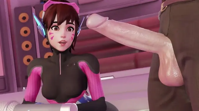 Petite D-VA Karaoke Night with a Huge Cock (3D Sexgame) 60 Fps