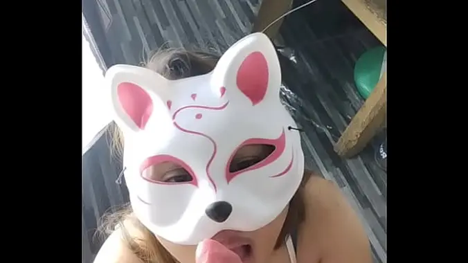 POV Blowjob ASMR asian busty girlfriend sucks your cock