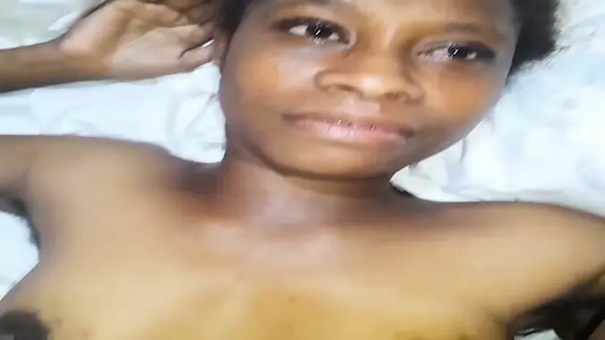 Hairy bitch getting stretched